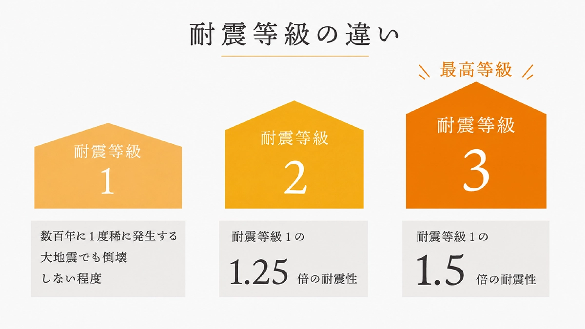 耐震等級の違い